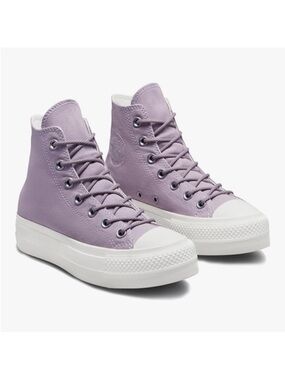 Converse High-Top Sneakers in Lilac NWOT